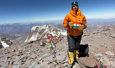 उदयपुर की मनस्वी अग्रवाल ने 23,000 फीट ऊंची अकोन्कागुआ फतह की