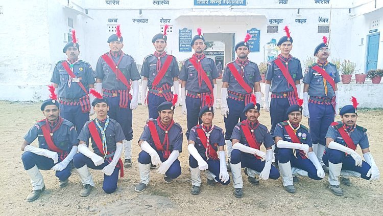 उदयपुर के रोवर्स प्रथम राष्ट्रीय रोवर-रेंजर जंबूरी में भाग लेने छत्तीसगढ़ रवाना