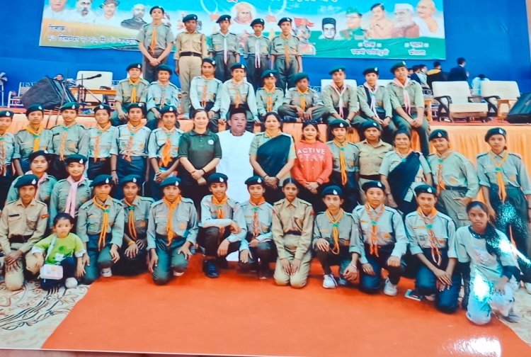 राष्ट्र कथा शिविर से लौटा स्काउट एंड गाइड का संभाग स्तरीय दल, 89 सदस्य रहे शामिल