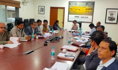 जिला कलक्टर नमित मेहता ने वीसी से ली ग्राम उत्थान अभियान 2026 की समीक्षा बैठक