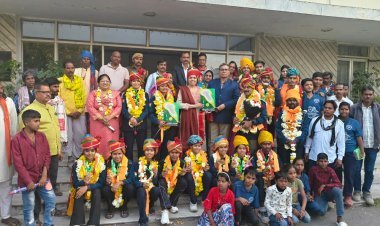 एशियाई लैक्रोज में दोहरा स्वर्ण: उदयपुर में अंतरराष्ट्रीय विजेताओं का ऐतिहासिक सम्मान