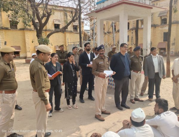 केंद्रीय कारागृह व महिला जेल का साप्ताहिक निरीक्षण, बंदियों की सुविधाओं की समीक्षा