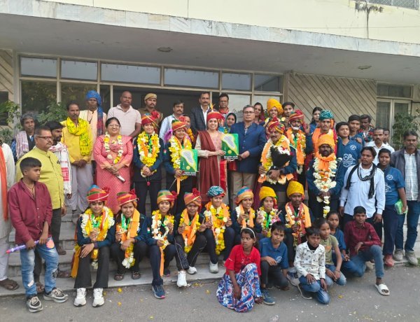 एशियाई लैक्रोज में दोहरा स्वर्ण: उदयपुर में अंतरराष्ट्रीय विजेताओं का ऐतिहासिक सम्मान