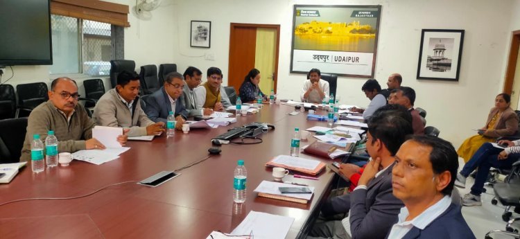 जिला कलक्टर नमित मेहता ने वीसी से ली ग्राम उत्थान अभियान 2026 की समीक्षा बैठक