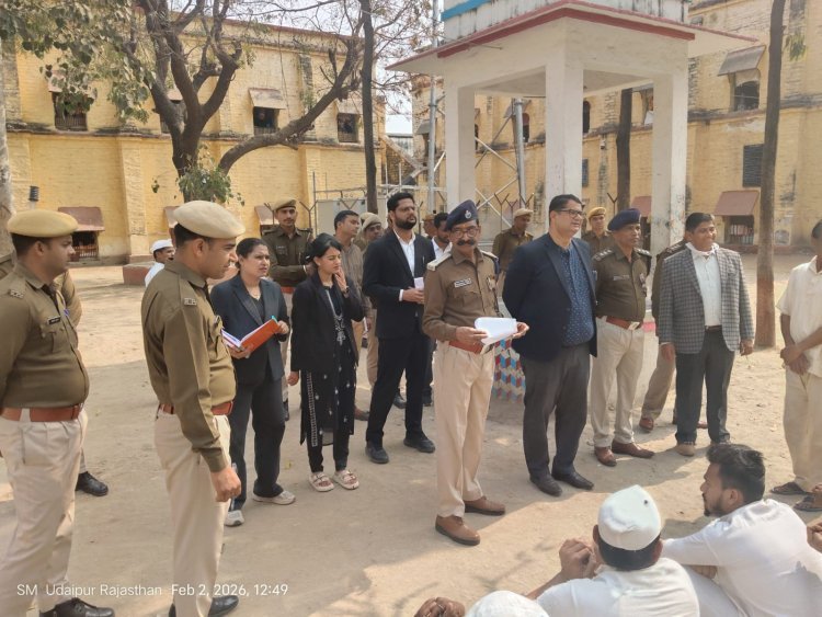 केंद्रीय कारागृह व महिला जेल का साप्ताहिक निरीक्षण, बंदियों की सुविधाओं की समीक्षा