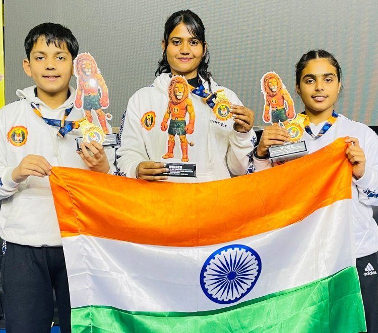 5th India Open International Kickboxing Cup 2026: Udaipur Players Shine, Win Gold Medals