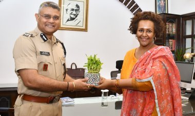 यूनिसेफ प्रतिनिधिमंडल की आईजी से शिष्टाचार भेंट, बाल संरक्षण पर हुई महत्वपूर्ण चर्चा