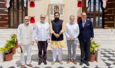 सिटी पैलेस उदयपुर में विभिन्न देशों से पधारे राजदूतों का हुआ स्वागत उदयपुर, 18 अप्रैल 2026।