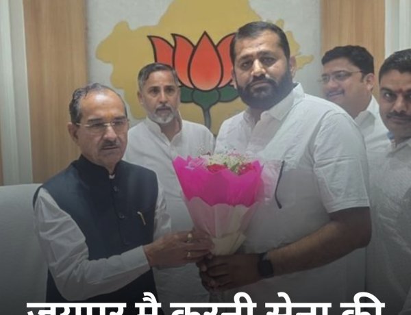 जयपुर मै करनी सेनीको की नेताओ से भेट