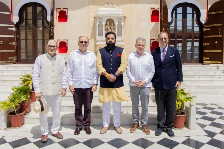 सिटी पैलेस उदयपुर में विभिन्न देशों से पधारे राजदूतों का हुआ स्वागत उदयपुर, 18 अप्रैल 2026।