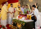 कोटा में स्थापित हुआ श्री नर्मदेश्वर महादेव शिवधाम, डॉ. लक्ष्यराज सिंह मेवाड़ बने मुख्य यजमान