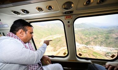 उदयपुर की पेयजल व्यवस्था को मिलेगी नई मजबूती, मुख्यमंत्री भजनलाल शर्मा ने देवास-3 एवं देवास-4 परियोजनाओं का किया हवाई निरीक्षण
