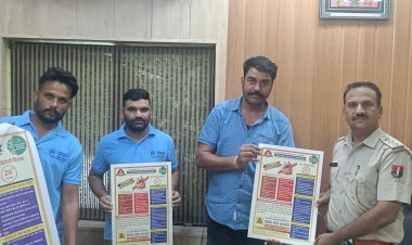 नशा मुक्त उदयपुर की ओर बढ़ते कदम, शहरभर में पोस्टर अभियान और युवा जागरूकता कार्यक्रम आयोजित