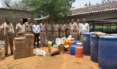 प्रदेशभर में अवैध मदिरा के खिलाफ आबकारी विभाग की बड़ी कार्रवाई, हजारों लीटर वॉश और कच्ची भट्टियां नष्ट