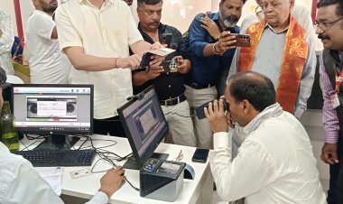 उदयपुर को मिला पहला आधार सेवा केंद्र, सांसद डॉ. मन्ना लाल रावत ने किया शुभारम्भ